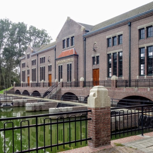 Het Woudagemaal in Lemmer, een van de werelderfgoederen in Nederland