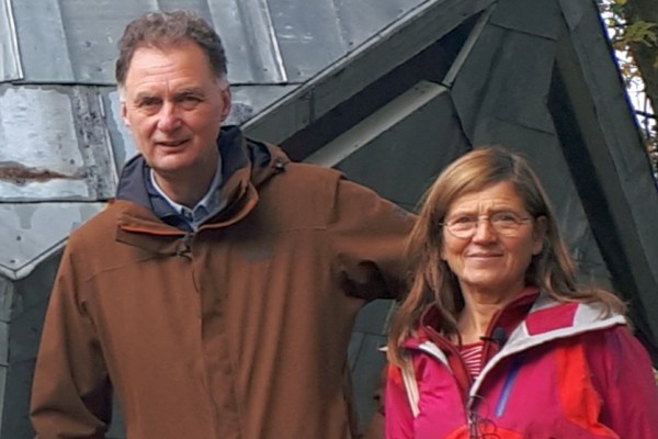 Portretfoto Wim Huijser en Lysbeth Beels
