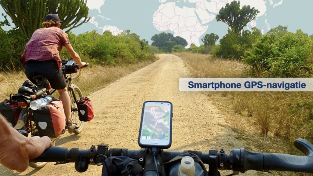 Vermoorden boom selecteer Smartphone en gps-navigatie – Fiets en Wandelbeurs