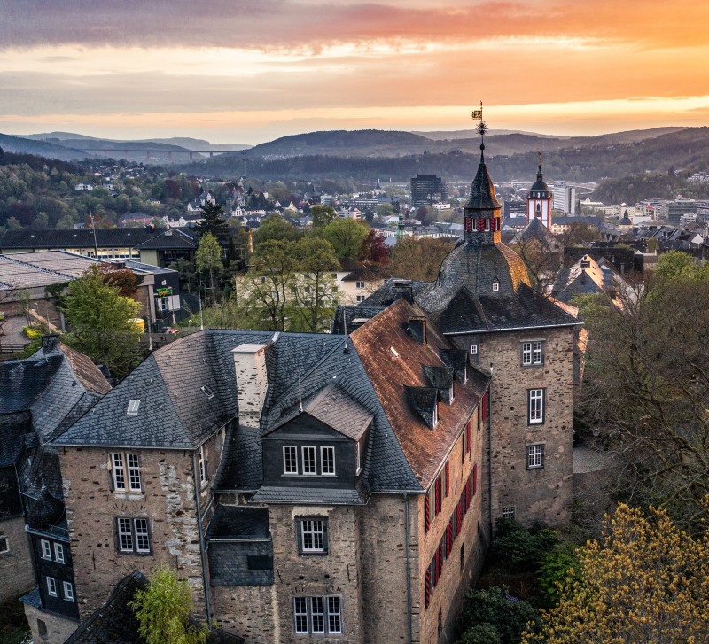 Slot Siegen en Nicolaaskerk
