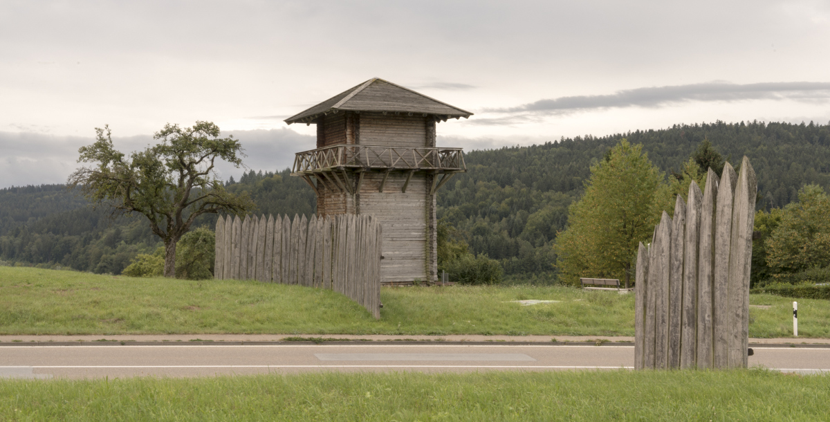 Reconstructies van wachttorens langs de Limes in Duitsland