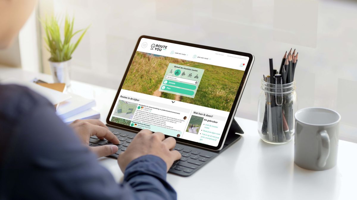 routes uitzetten op de computer met RouteYou