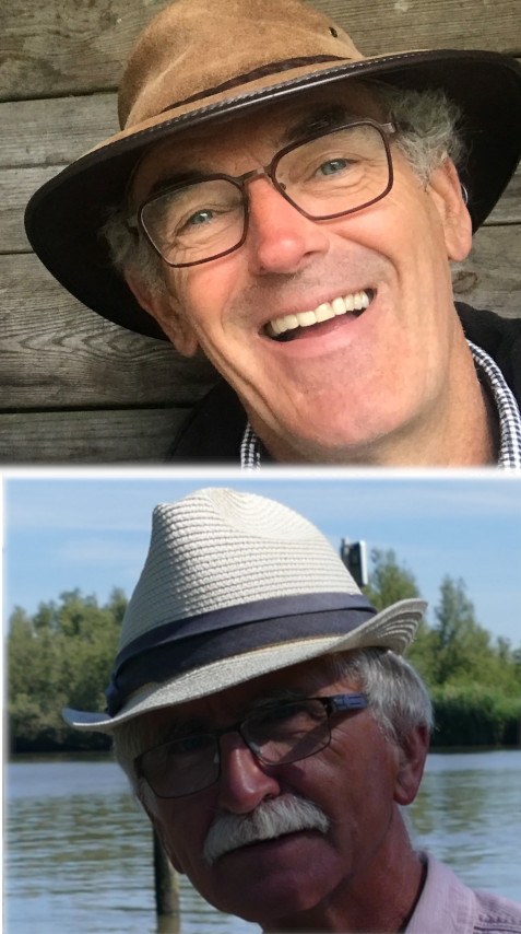 portret Hans Kuijpers en Wim van Wijk