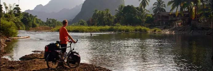 een van de lezinggevers Fiets en Wandelbeurs, Eric Schuijt