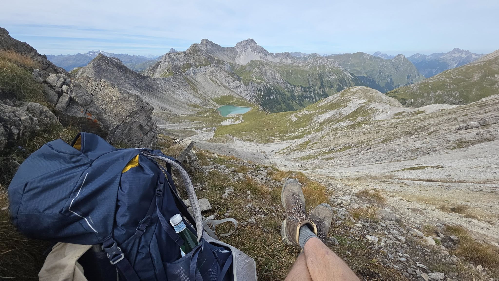 Panorama in de Oostenrijkse kalkalpen