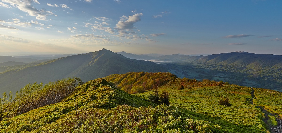 Berglandschap in Polen